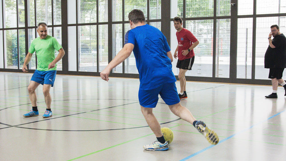 HSV Fussball Team Totale Offensive